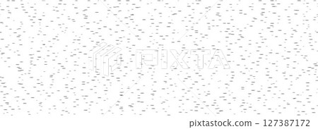 Black small scratches seamless texture. Scattered little lines background. Repeating tiny cuts pattern. Grunge random mottled grain overlay. Splashed specks and sprinkles repeated wallpaper. Vector 127387172