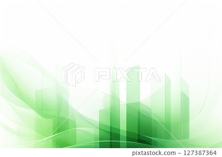 波浪圖像與建築物結合的綠色純色背景素材 波浪圖像與建築物結合的綠色純色背景素材 127387364