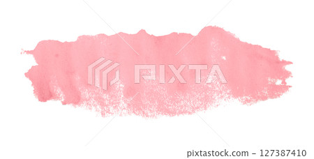 pink watercolor background. Artistic hand paint. Isolated on transparent background. pink watercolor background. Artistic hand paint. Isolated on transparent background. 127387410