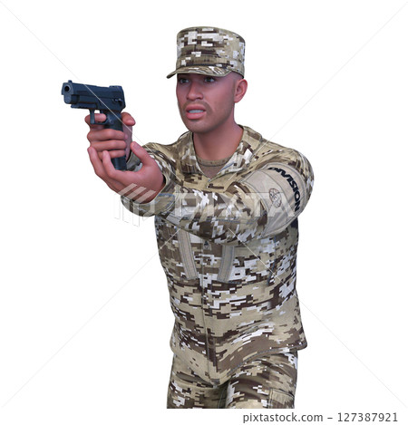 A soldier A soldier 127387921