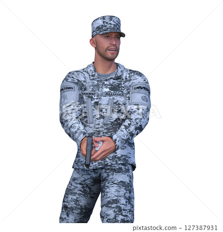 A soldier A soldier 127387931