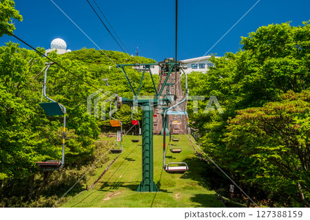 Scenery of the "Sightseeing Lift" in Mount Gozaisho's mountain park 127388159