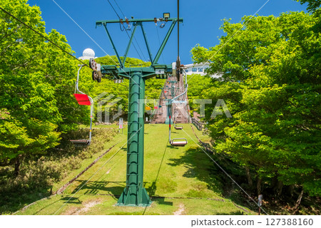 Scenery of the "Sightseeing Lift" in Mount Gozaisho's mountain park 127388160