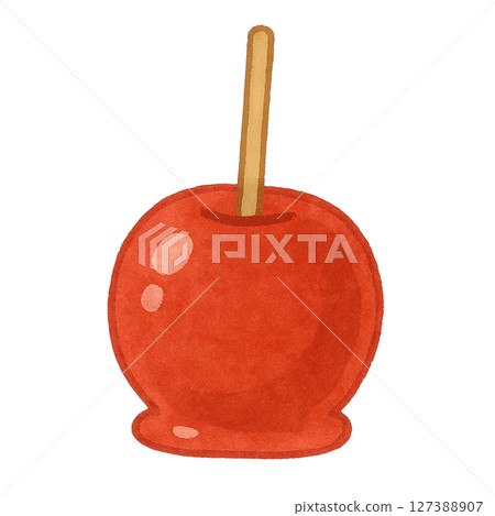 [Summer] Candy apple illustration 127388907