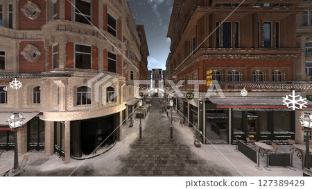 A city with cobblestones A city with cobblestones 127389429