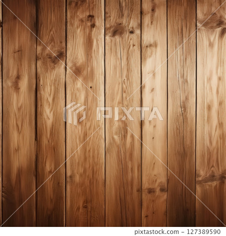 an AI Image Generator, Rustic Wooden Planks With Natural Texture and Warm 127389590
