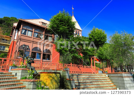 [Hyogo Prefecture] Clear weather weathercock house (Kobe Kitano Ijinkan) 127390373