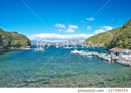 [五所灣風景] 三重縣渡來郡南伊勢町宿浦 127390454