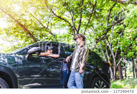 夏季休閒形象 127390478