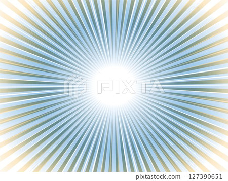 Brightly shining concentrated lines background material in blue and orange Brightly shining concentrated lines background material in blue and orange 127390651