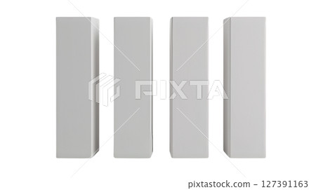 Business cards feature a sleek, simple design, PNG, created with Generative AI 127391163