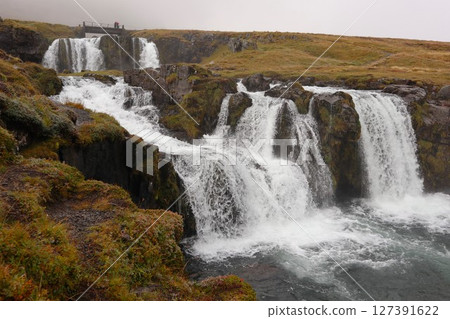 冰島的Kirkjufell瀑布 127391622