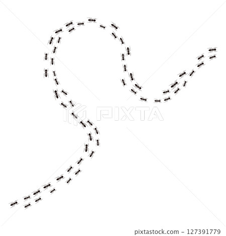 螞蟻遊行的插圖 127391779