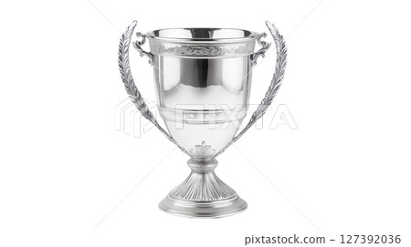 Trophy symbolizing victory in sports or contests, PNG, created with Generative AI 127392036