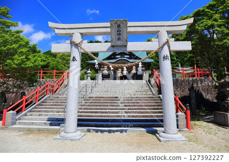 [Saga Prefecture] Kagamiyama Inari Shrine on a clear day 127392227