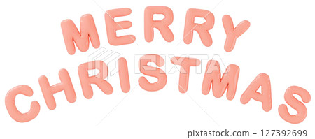 3D圖片_氣球_聖誕快樂_粉紅色 3D圖片_氣球_聖誕快樂_粉紅色 127392699