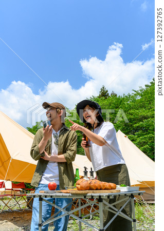 夏季休閒形象 127392765