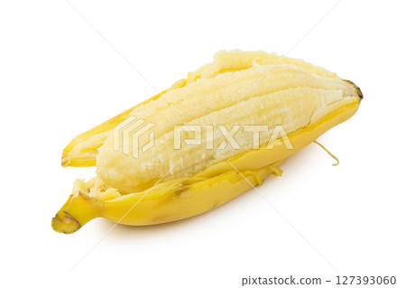 Bunch of bananas isolated on a white background Bunch of bananas isolated on a white background 127393060