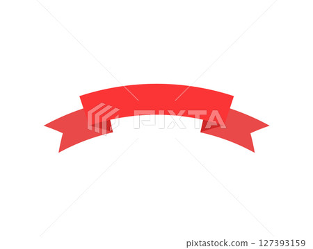 Red ribbons. Promotion flags collection. Vector flat labels Red ribbons. Promotion flags collection. Vector flat labels 127393159