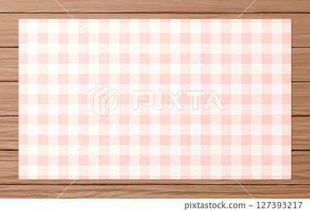 背景材料_木桌和布料_粉紅色 背景材料_木桌和布料_粉紅色 127393217