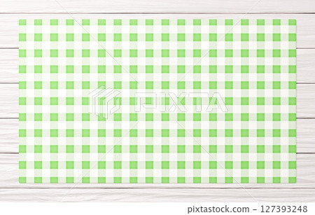 背景材料_木桌和布_綠色 127393248