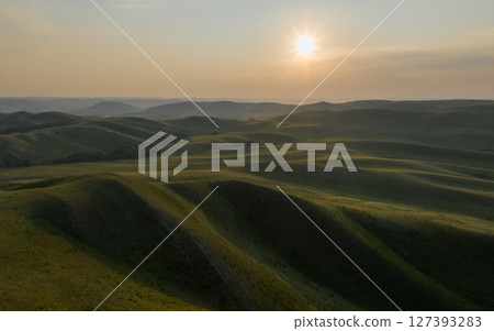 Dolgiye Mountains in the Orenburg, Russia Dolgiye Mountains in the Orenburg, Russia 127393283