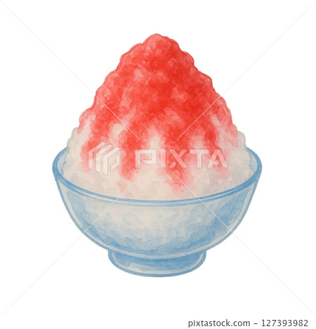 Illustration material of food representative of summer 127393982