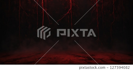 Red, blood, and black abstract wallpapers for murder and crime scenes. 127394082