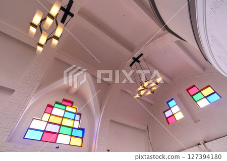 Izumo City Ichibata Electric Railway Izumo Taisha-mae Station Waiting Room Ceiling 127394180