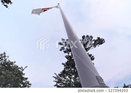 Huge flag tower 127394203