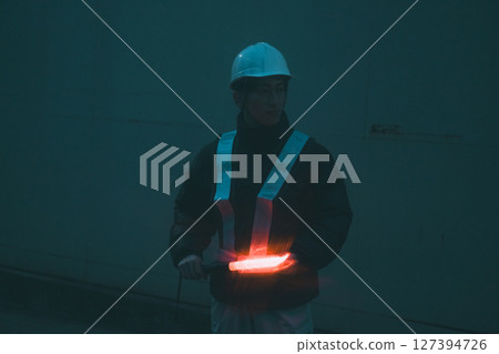 Night security guard 127394726