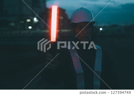 Night security guard 127394749