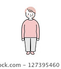 Correct posture for menopausal women 127395460