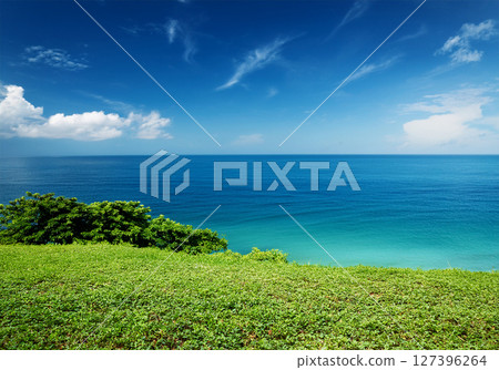 Blue sky and sea Blue sky and sea 127396264
