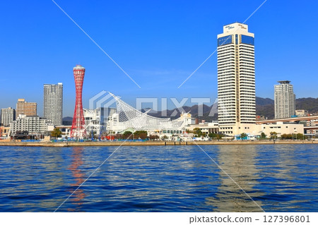 [Hyogo Prefecture] Port Tower and Kobe Meriken Park after renovation 127396801