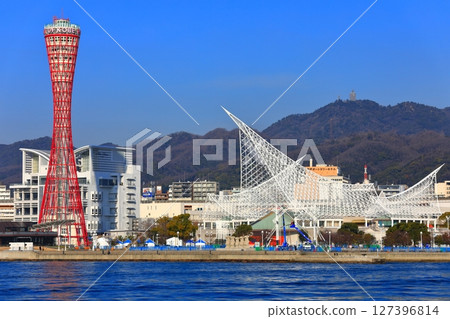 [Hyogo Prefecture] Port Tower and Kobe Meriken Park after renovation 127396814