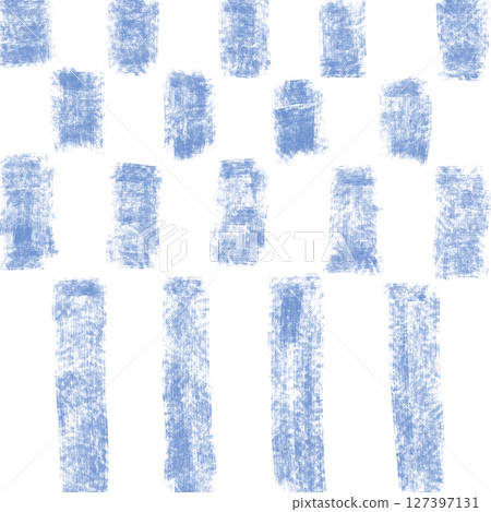 Hand painted blue rectangular pattern Hand painted blue rectangular pattern 127397131