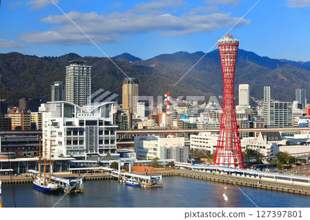 [Hyogo Prefecture] Port Tower and Kobe Meriken Park after renovation 127397801