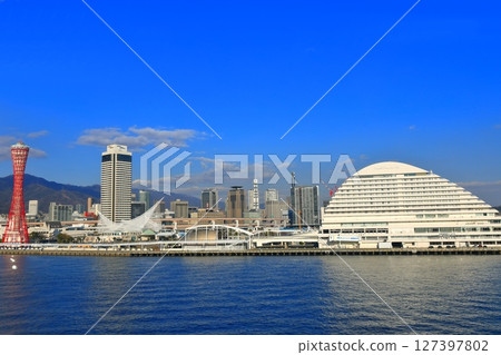 [Hyogo Prefecture] Port Tower and Kobe Meriken Park after renovation 127397802