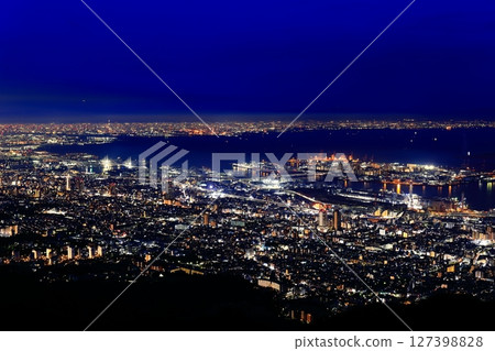 [兵庫縣] 從六甲山（菊星台）看神戶夜景 127398828