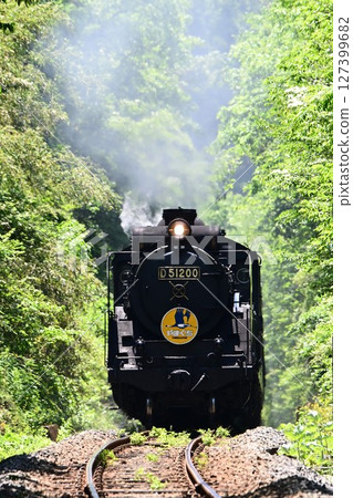 SL Yamaguchi passes through the Tashiro Tunnel and descends to Sasame 127399682