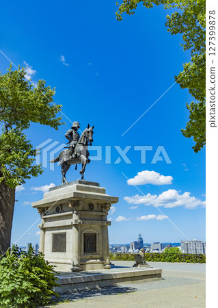 仙台市全景 - 伊達政宗騎馬像 127399878