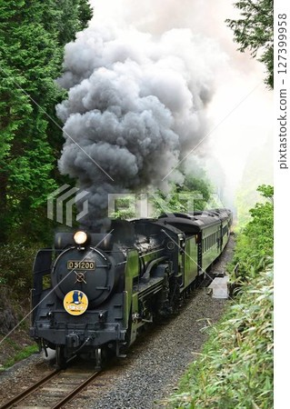 SL山口號、JR山口線、「新野直」線加速 SL山口號、JR山口線、「新野直」線加速 127399958