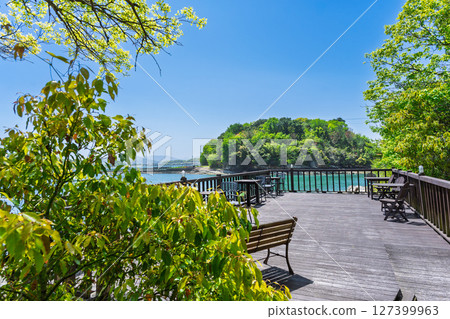 上天草大矢野町，可欣賞藍天白雲和大海交相輝映的風景名勝 127399963