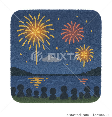 夏季郊遊景點插畫 127400292