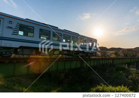 Hatakama, Kakegawa City, Shizuoka Prefecture Tenryu Hamanako Railway and scenery along the line 127400872