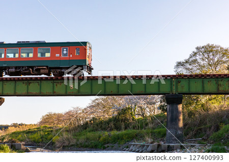 Hatakama, Kakegawa City, Shizuoka Prefecture Tenryu Hamanako Railway and scenery along the line 127400993