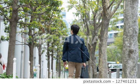 男士，休閒商務，散步 127401231