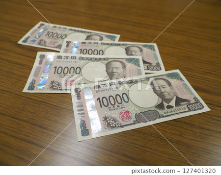 10000日元票據的圖像 10000日元票據的圖像 127401320