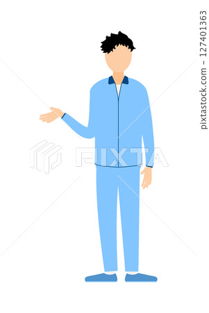向量圖的一名身穿球衣的男子用手勢說話 向量圖的一名身穿球衣的男子用手勢說話 127401363
